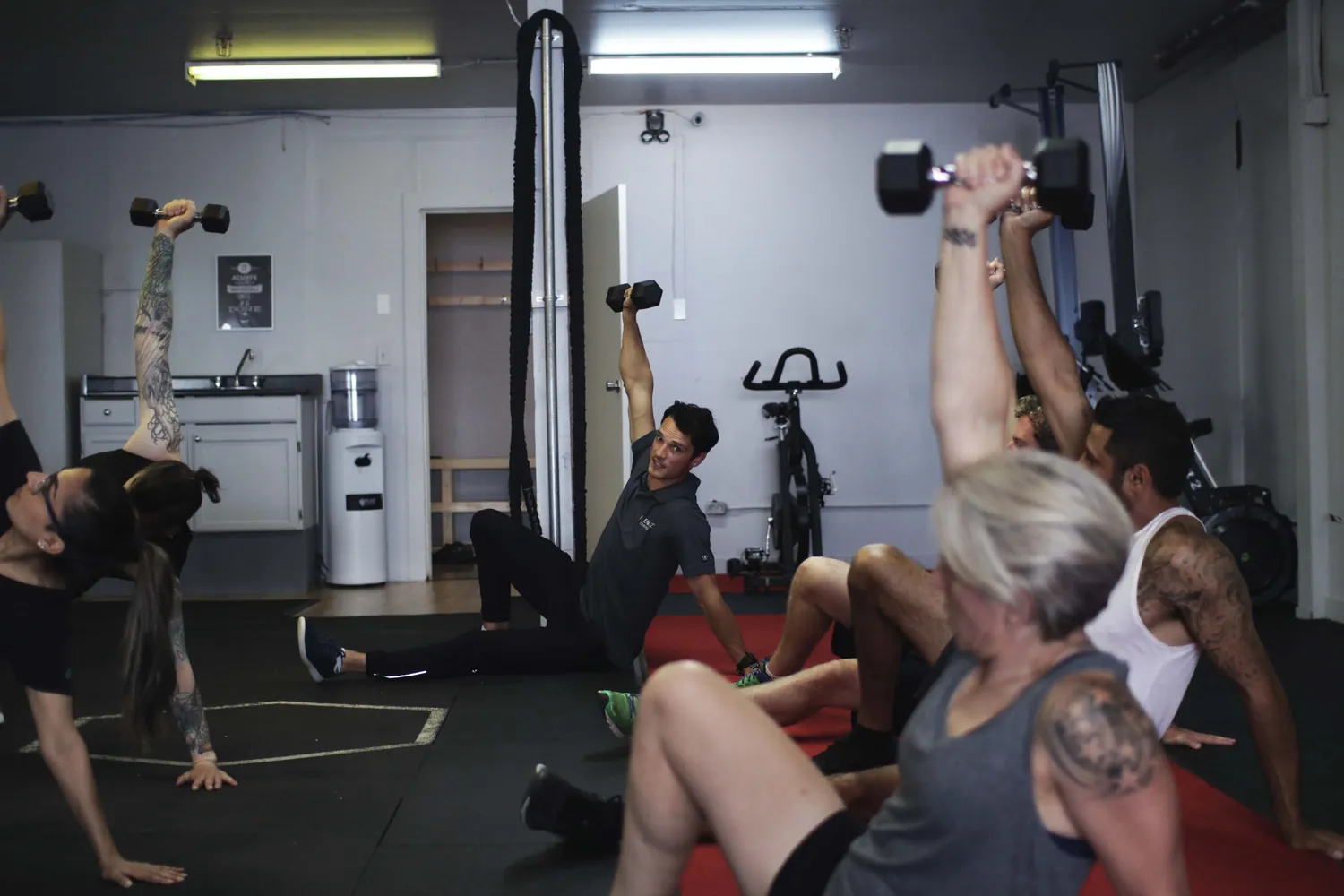 Group training session at Kenaz Training in Langley BC